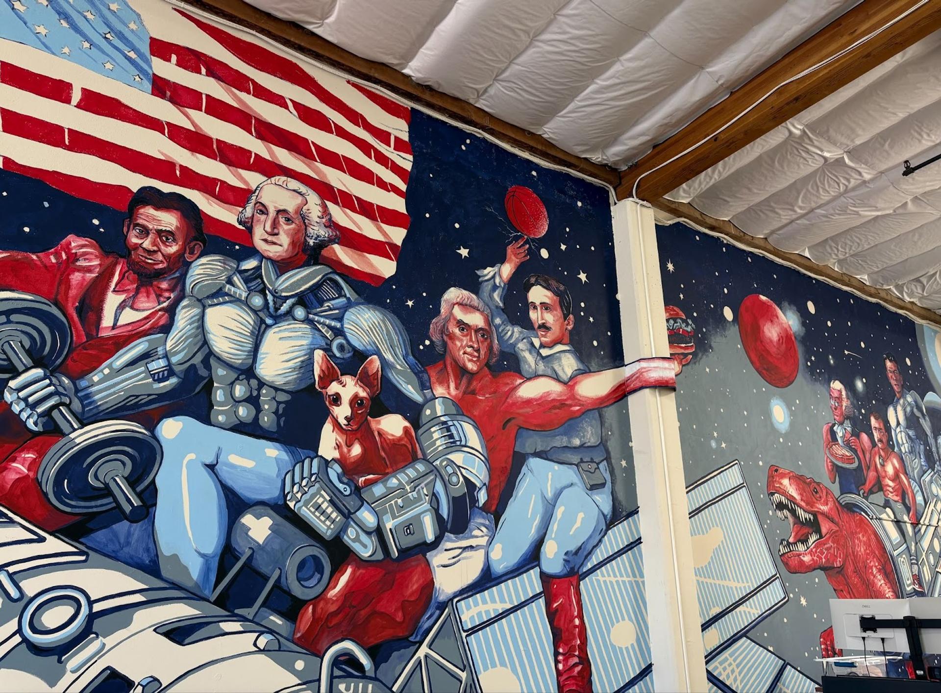 Aetherflux’s office mural