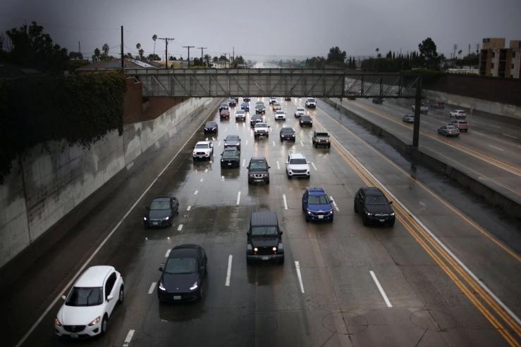 A highway in Southern California.