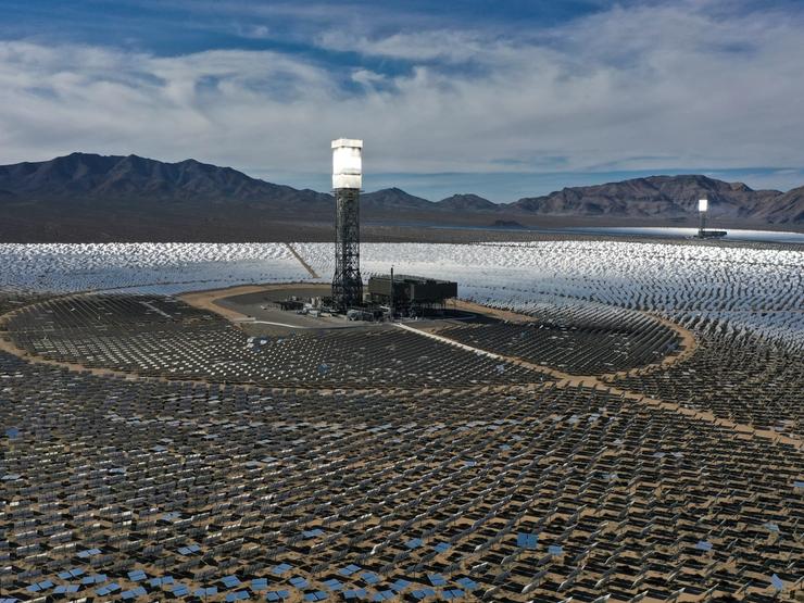 Solar farm in the US.