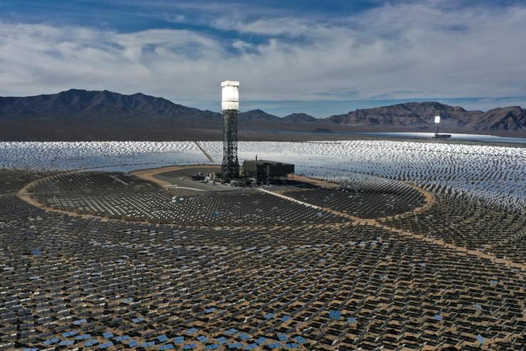 Solar farm in the US.