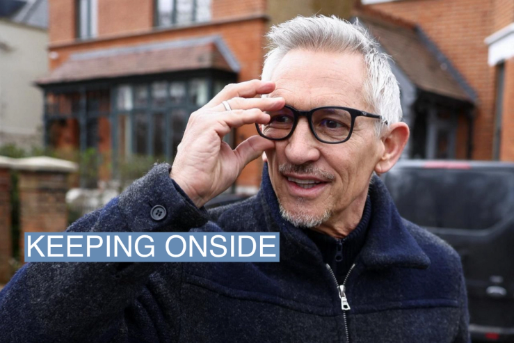 Former British football player Gary Lineker leaves his home in London, Britain, March 12, 2023. REUTERS/Henry Nicholls