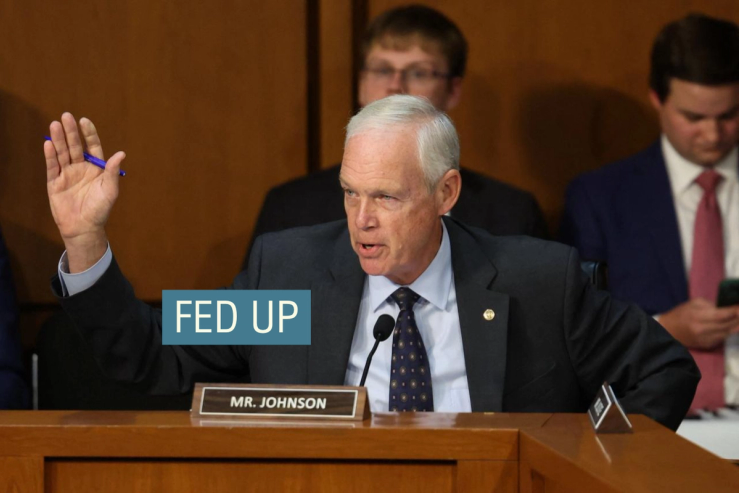 Senator Ron Johnson (R-WI) speaks during a hearing by the US Senate Special Committee.