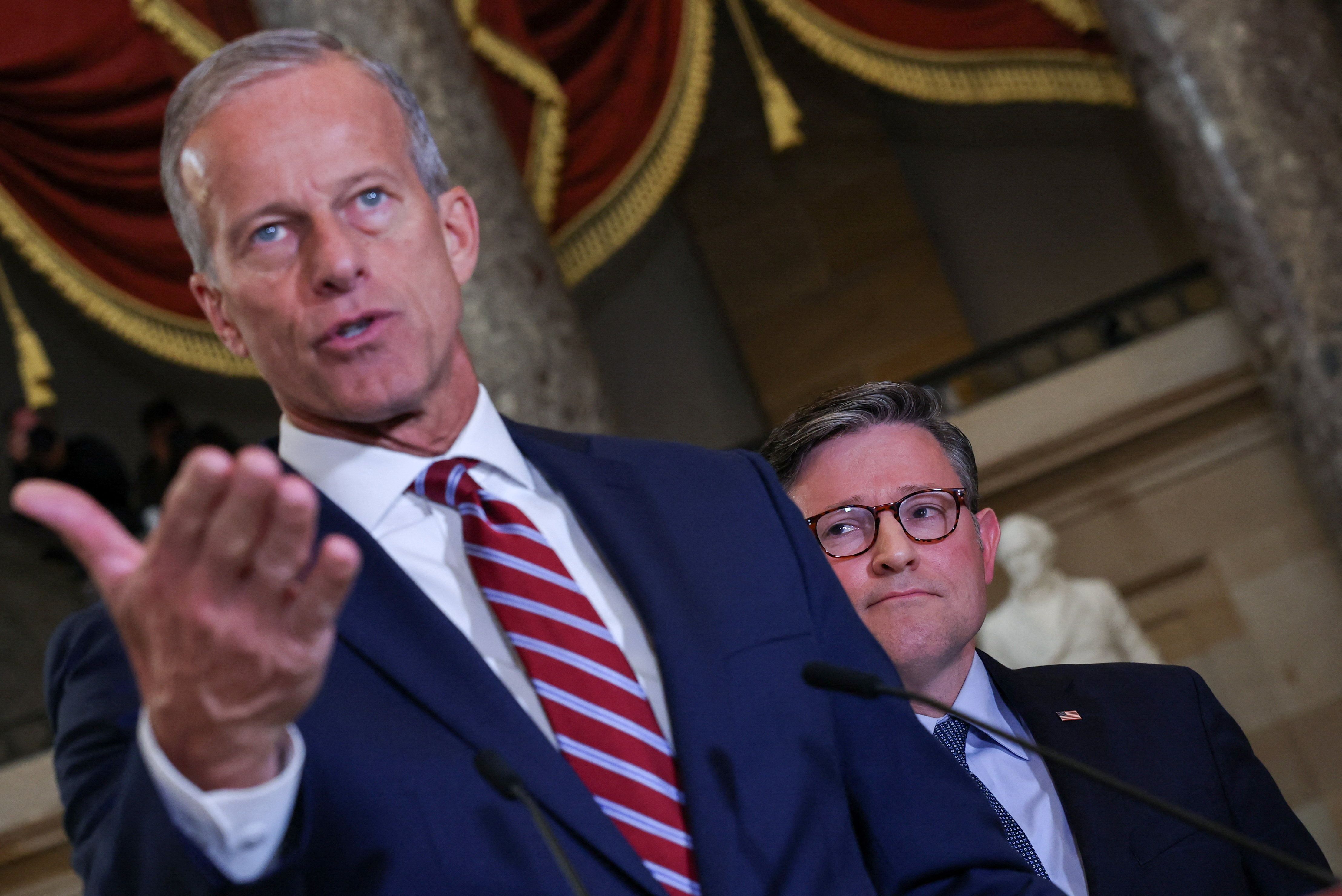 John Thune and Mike Johnson