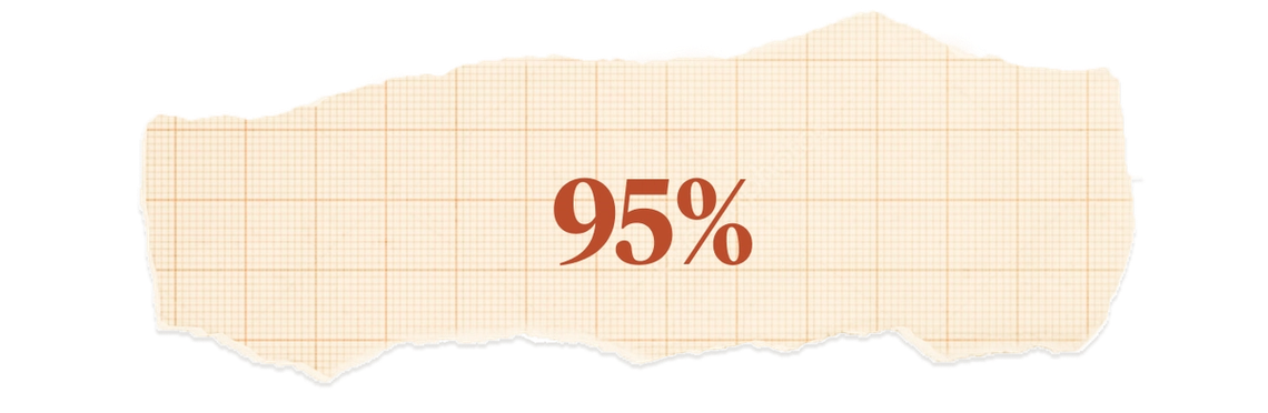95%