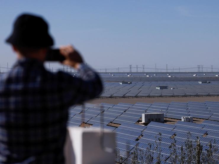China solar farm