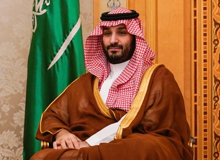 Saudi Crown Prince Mohammed bin Salman looks on in Riyadh, Saudi Arabia, October 23, 2024.