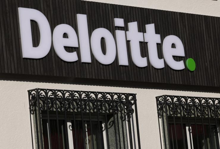 A Deloitte logo.