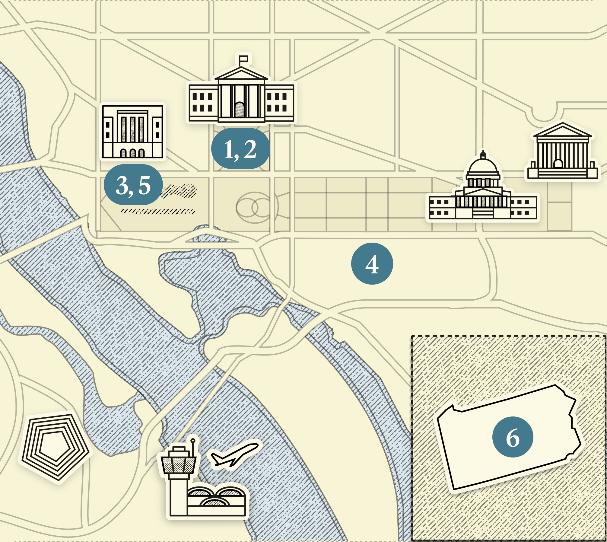 A map of DC.