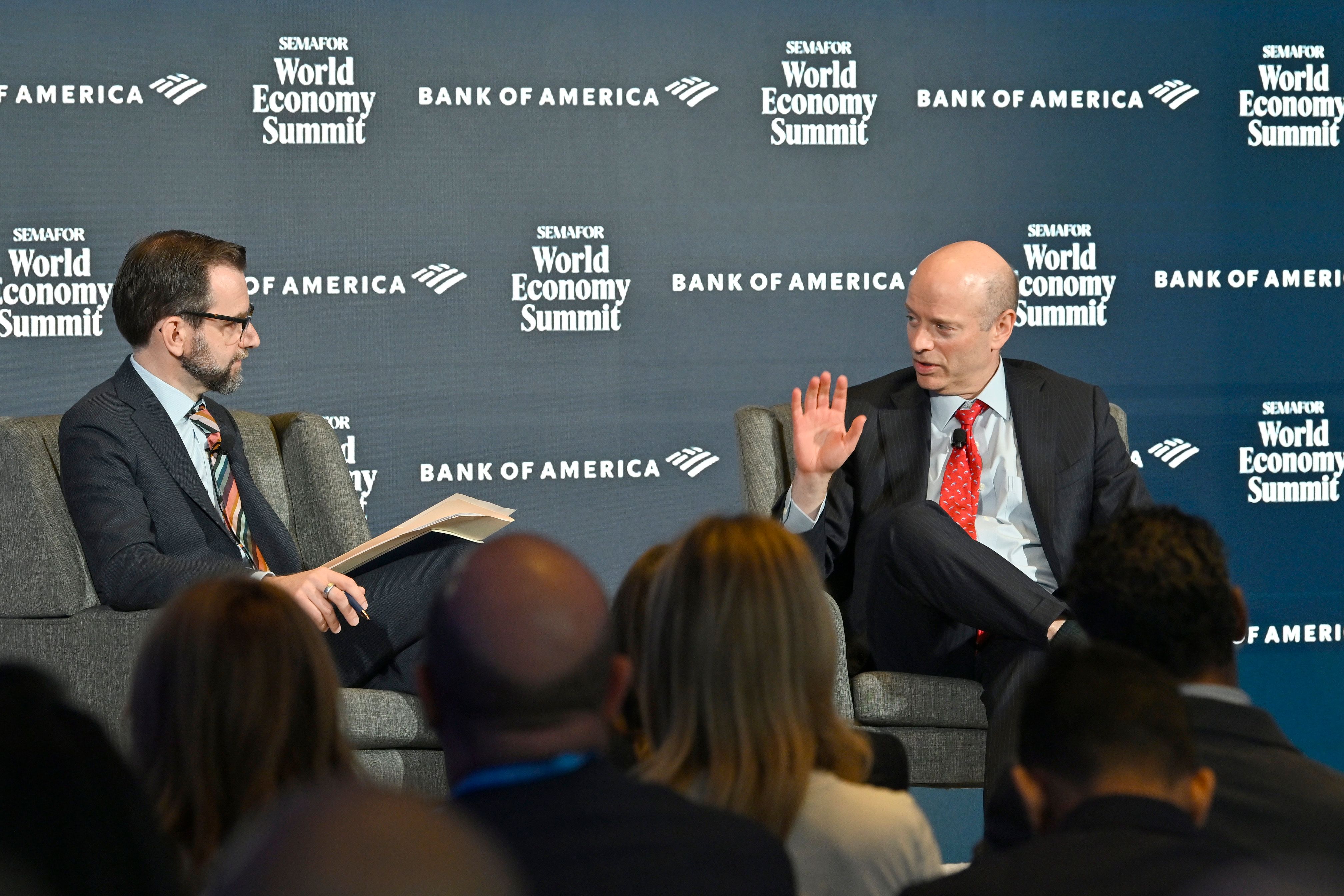 David Schwimmer on stage. 