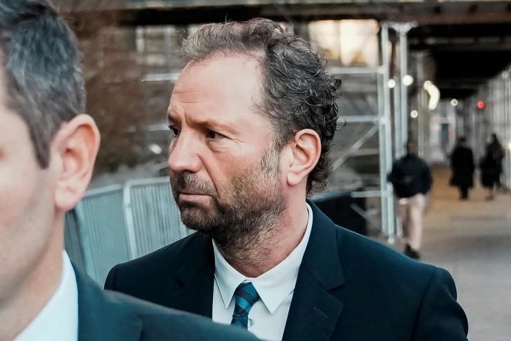 Michael Rapino, CEO of Live Nation Entertainment arriving at court.