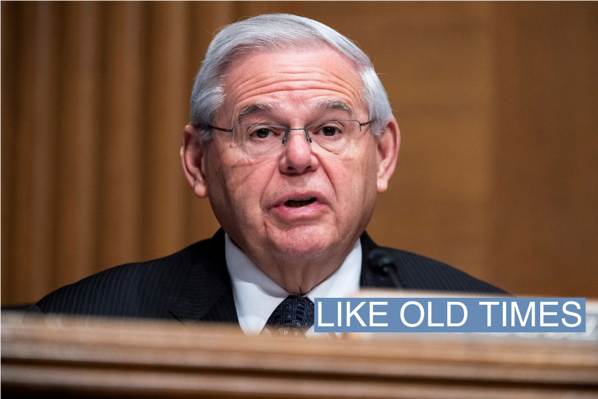 Senator Bob Menendez questions Treasury Secretary Janet Yellen at a hearing in Washington, D.C. May 10, 2022.