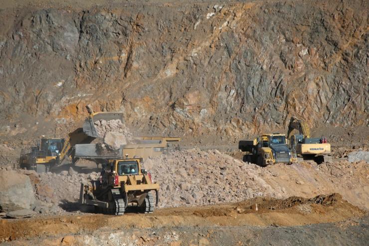 MP Materials rare earth mine in Mountain Pass.