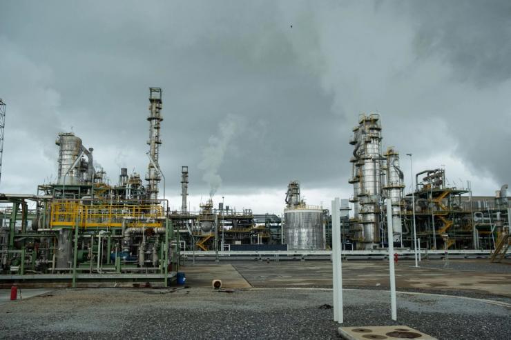 The Dangote refinery in Lagos.