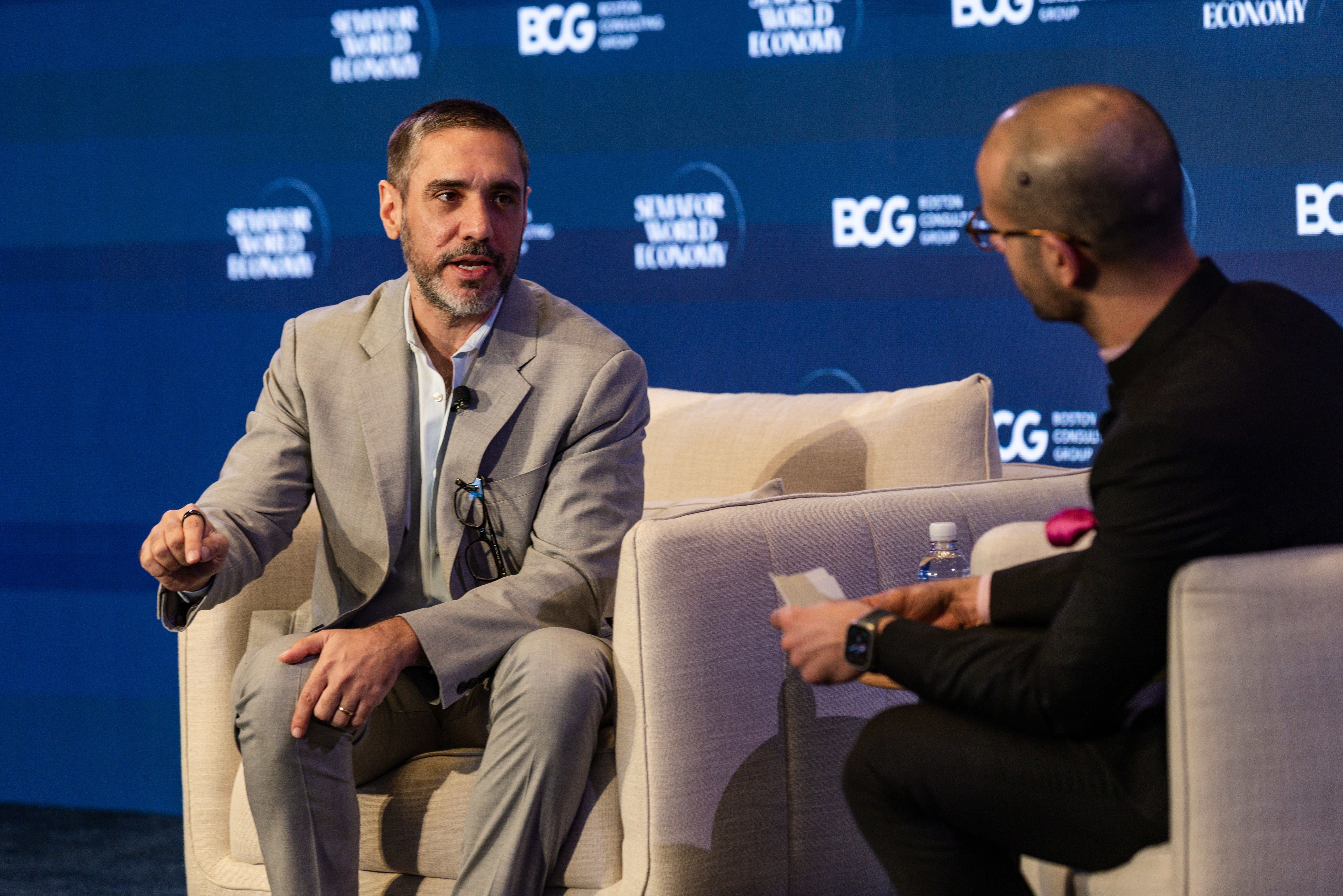 Brandon Daniels, Exiger CEO, speaks at Semafor World Economy 2026.