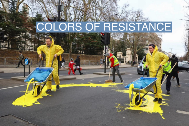 Led by Donkeys protest