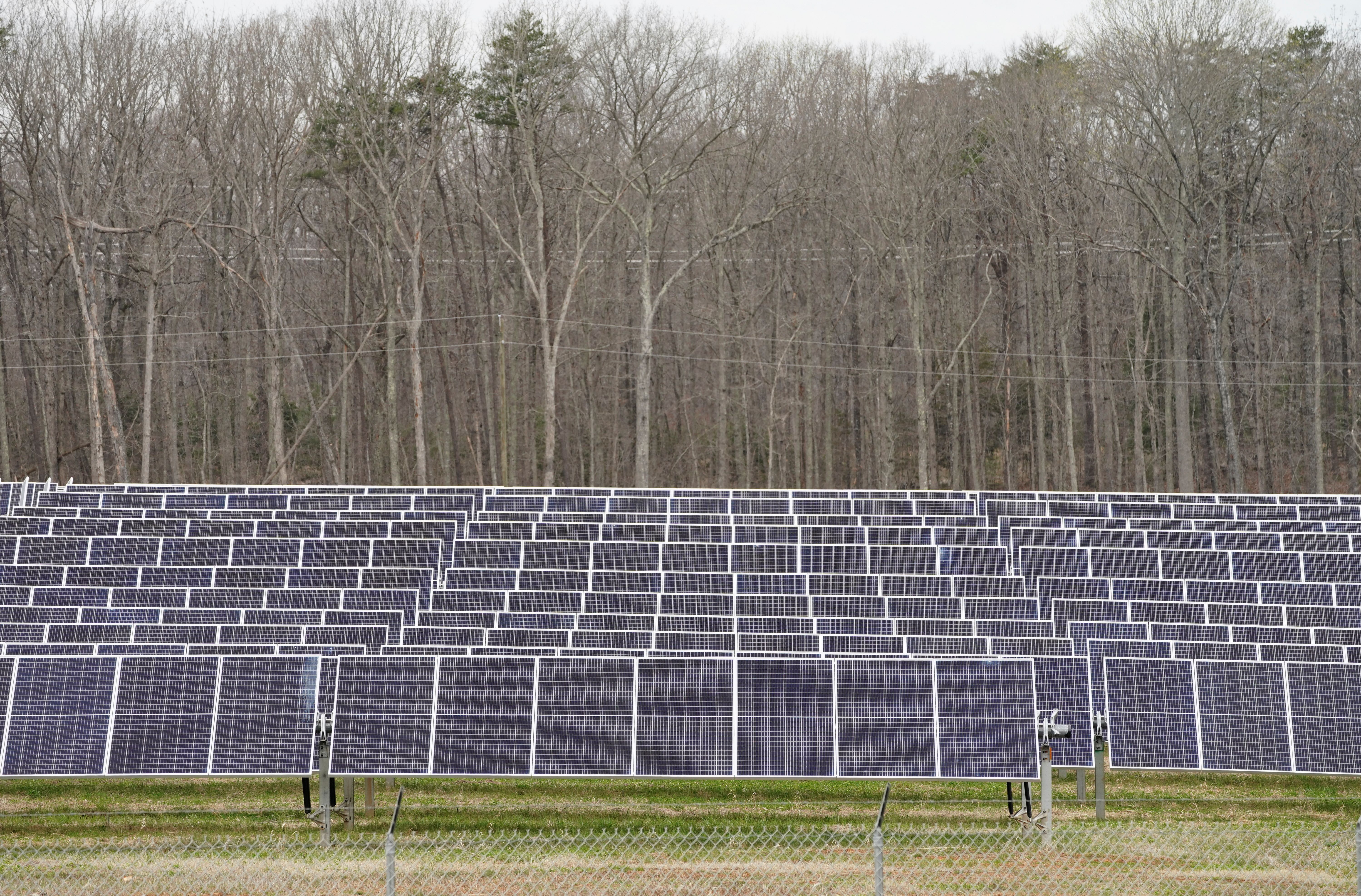 Solar panels in Virginia.