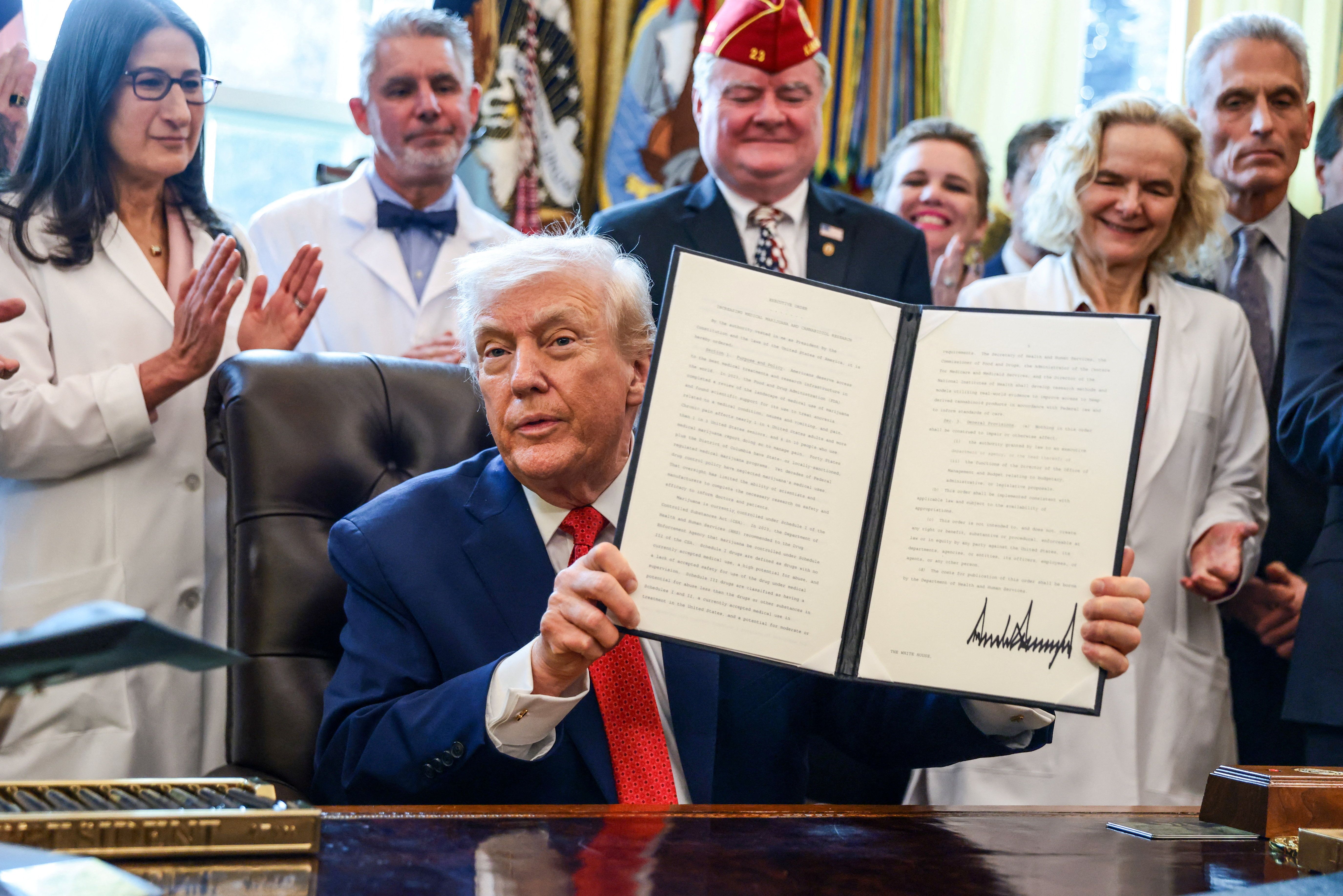 Trump signs executive orders 