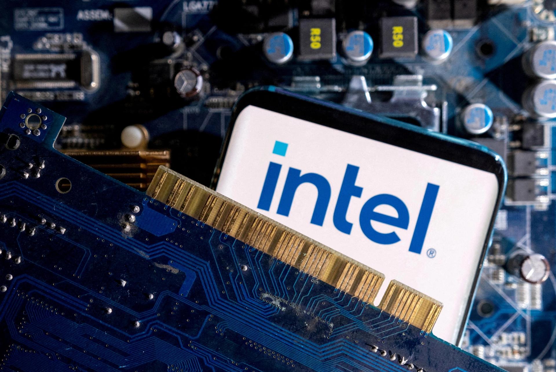 The Intel logo