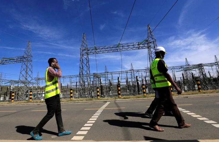 Kenya Electricity Generating Company workers.