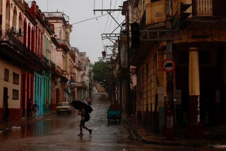 A recent blackout in Havana.