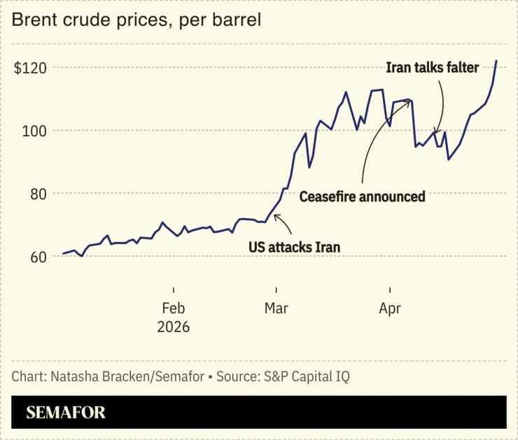 President Donald Trump mulled renewed military action and warned the US blockade on Iranian ports could last for months.