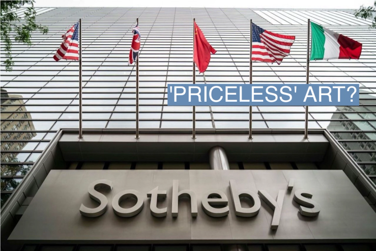 The Sotheby’s headquarters stands on the Upper East Side in Manhattan, June 17, 2019 in New York City. The famed auction house is being purchased by telecommunications businessman Patrick Drahi for $3.7 billion. The company announced on Monday the deal, which returns Sotheby’s to being a privately held company after 31 years on the New York Stock Exchange.