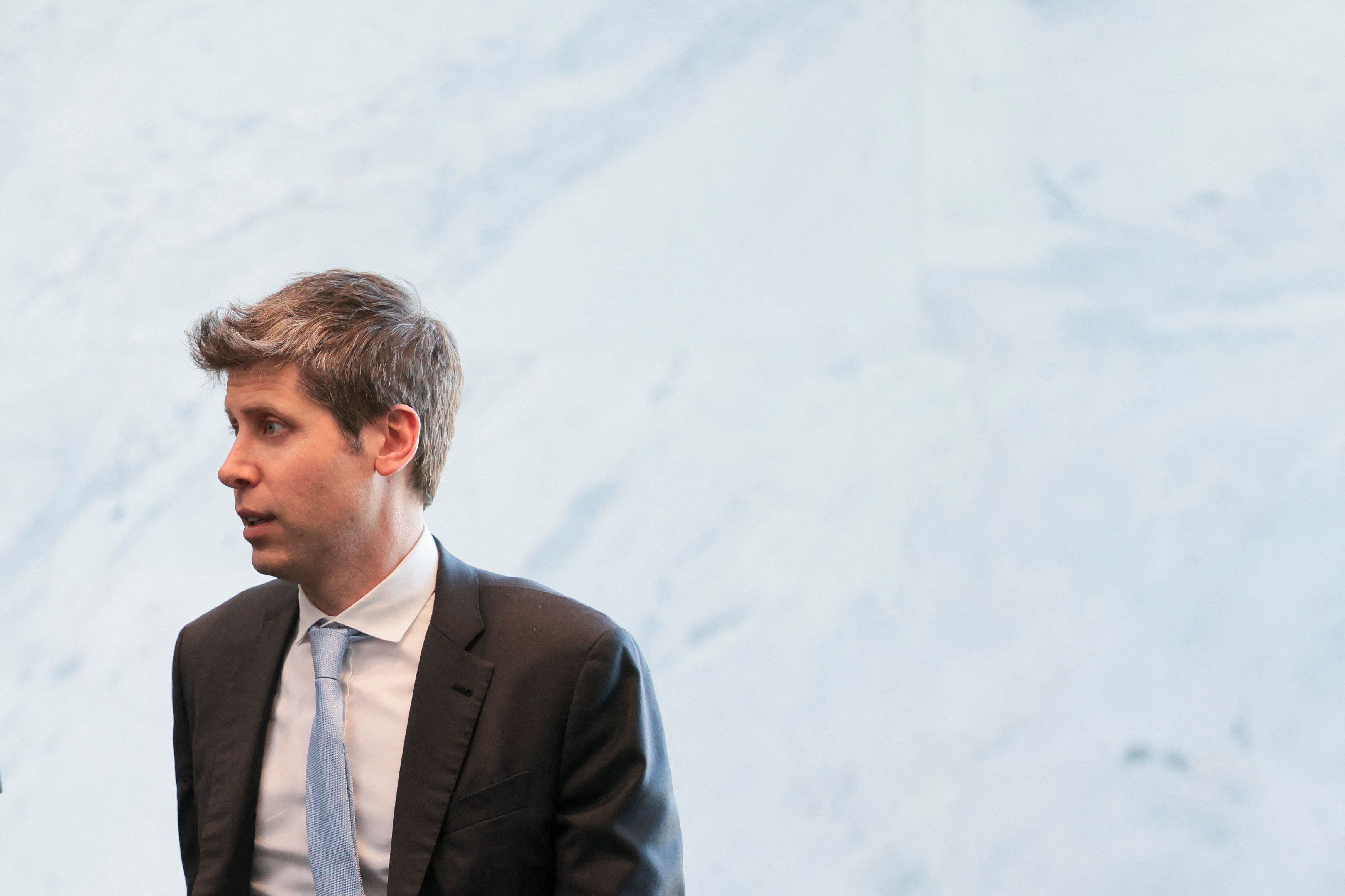 CEO of OpenAI Sam Altman on Capitol Hill.