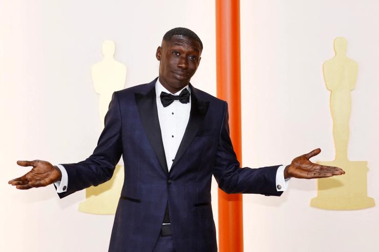 TikTok personality Khaby Lame at the 95th Academy Awards