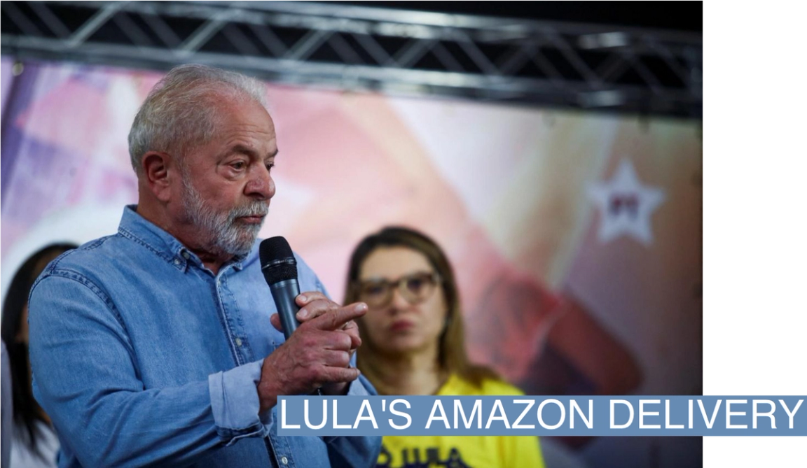 Lula da Silva attends a news conference