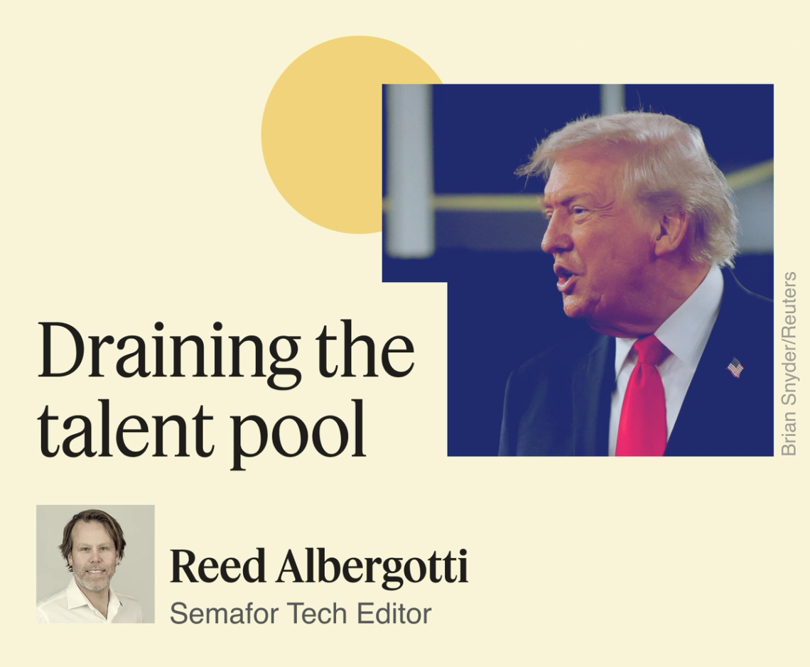 Draining the talent pool.