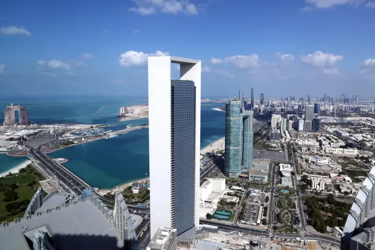 Abu Dhabi’s skyline.