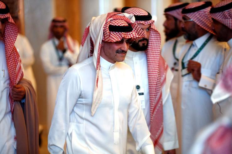 Saudi Arabian billionaire Prince Alwaleed bin Talal