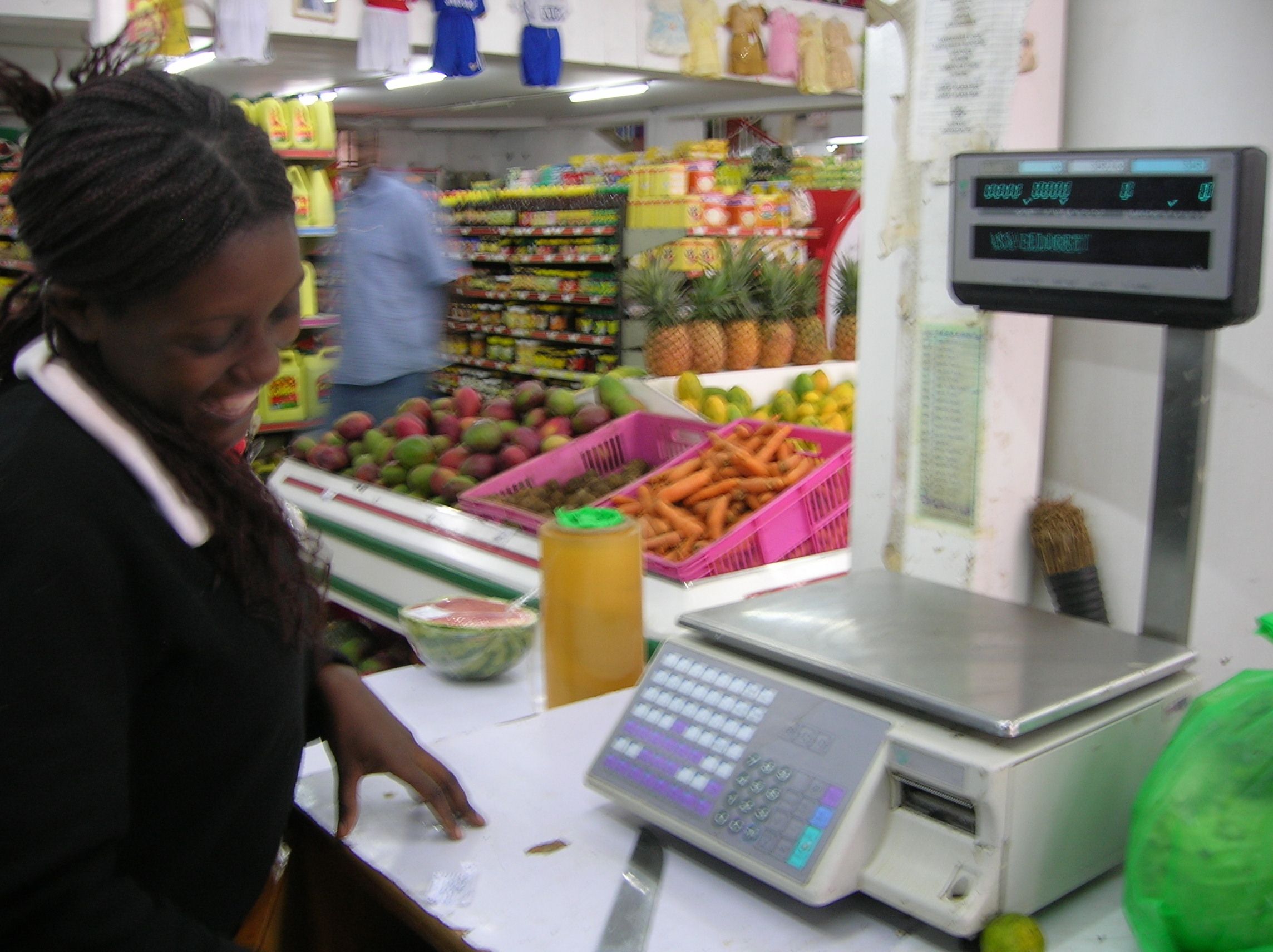Retail will benefit most from AI. A supermarket in Nairobi, Kenya