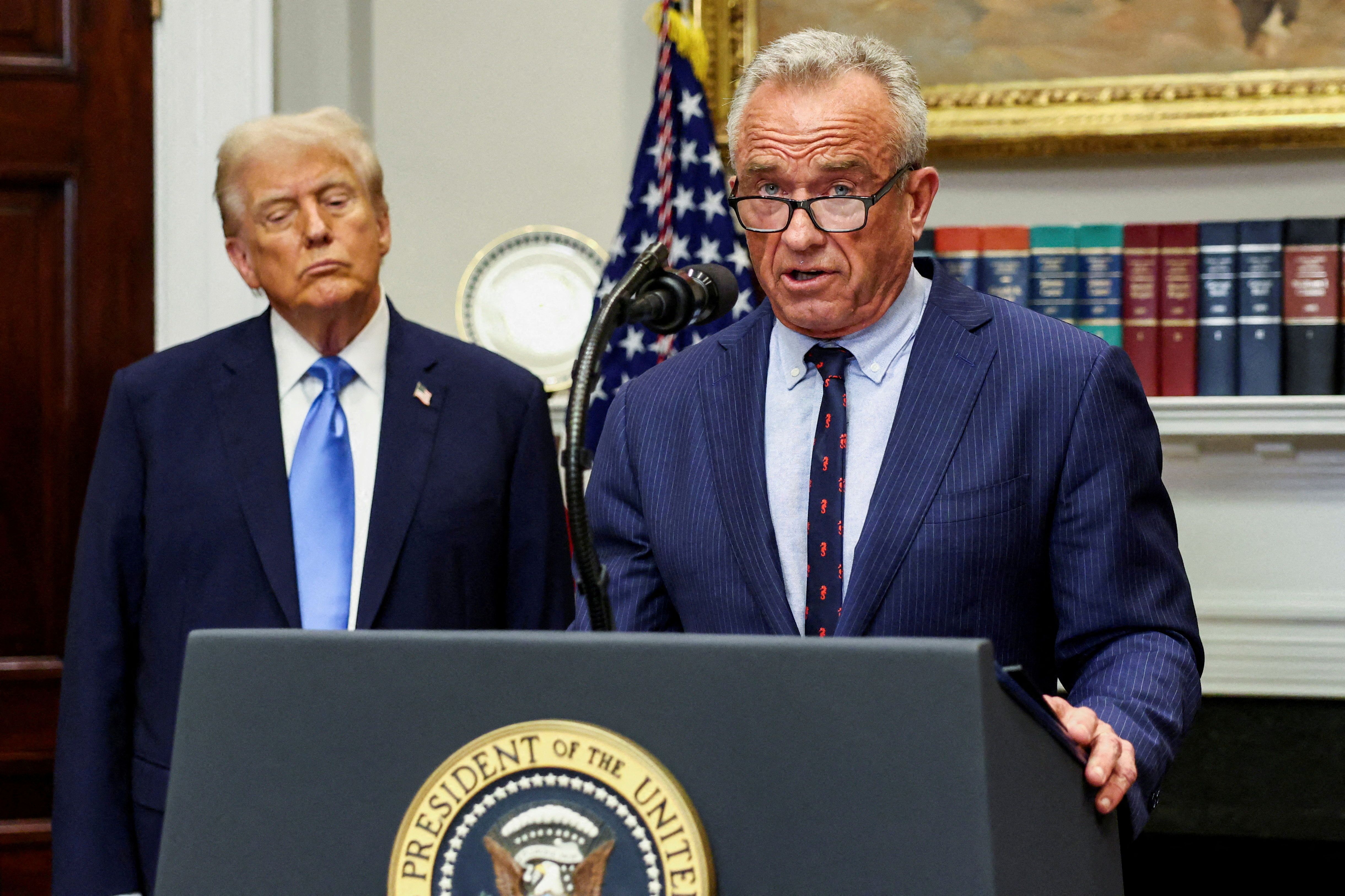 Donald Trump and Robert F. Kennedy Jr 