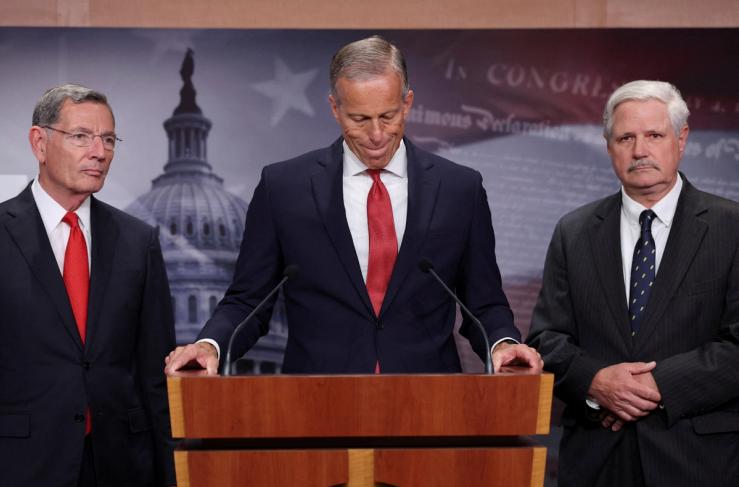 John Thune, John Barrasso, and John Hoeven