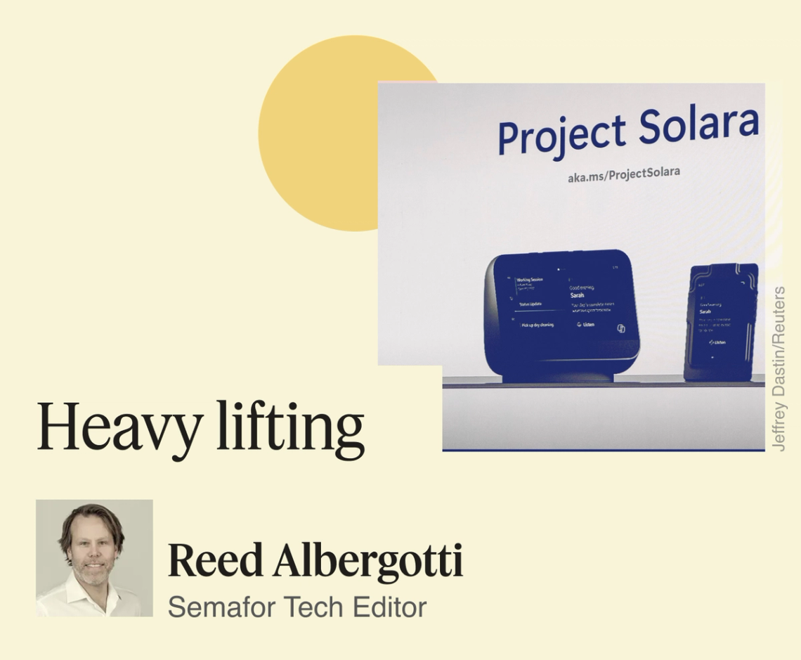 Heavy lifting.