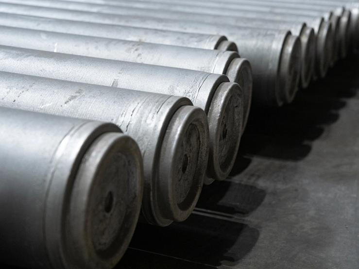 Aluminium bars.