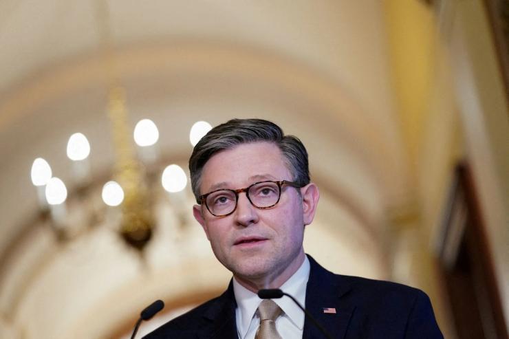 US House of Representatives Speaker Mike Johnson