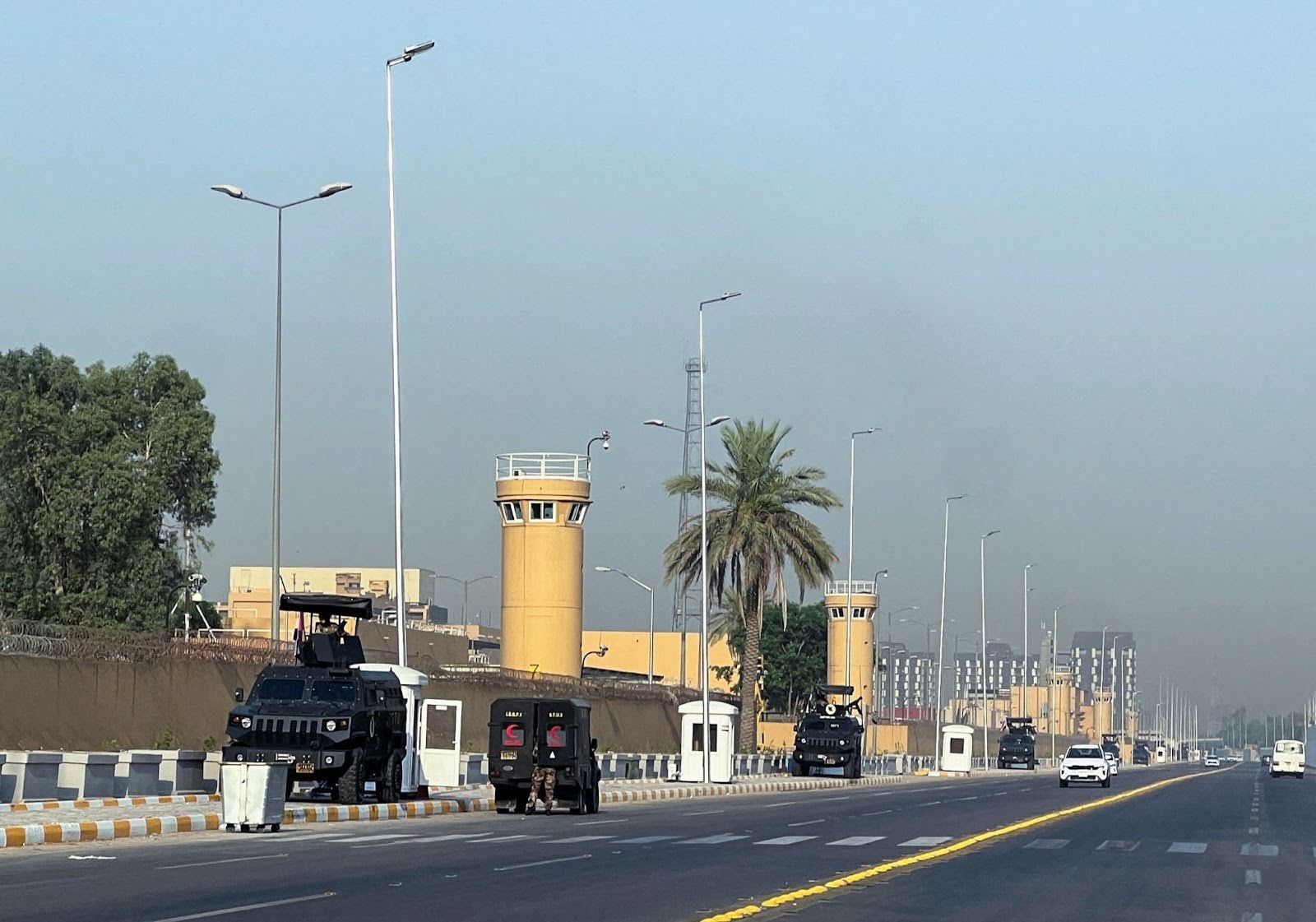 The US embassy in Baghdad.