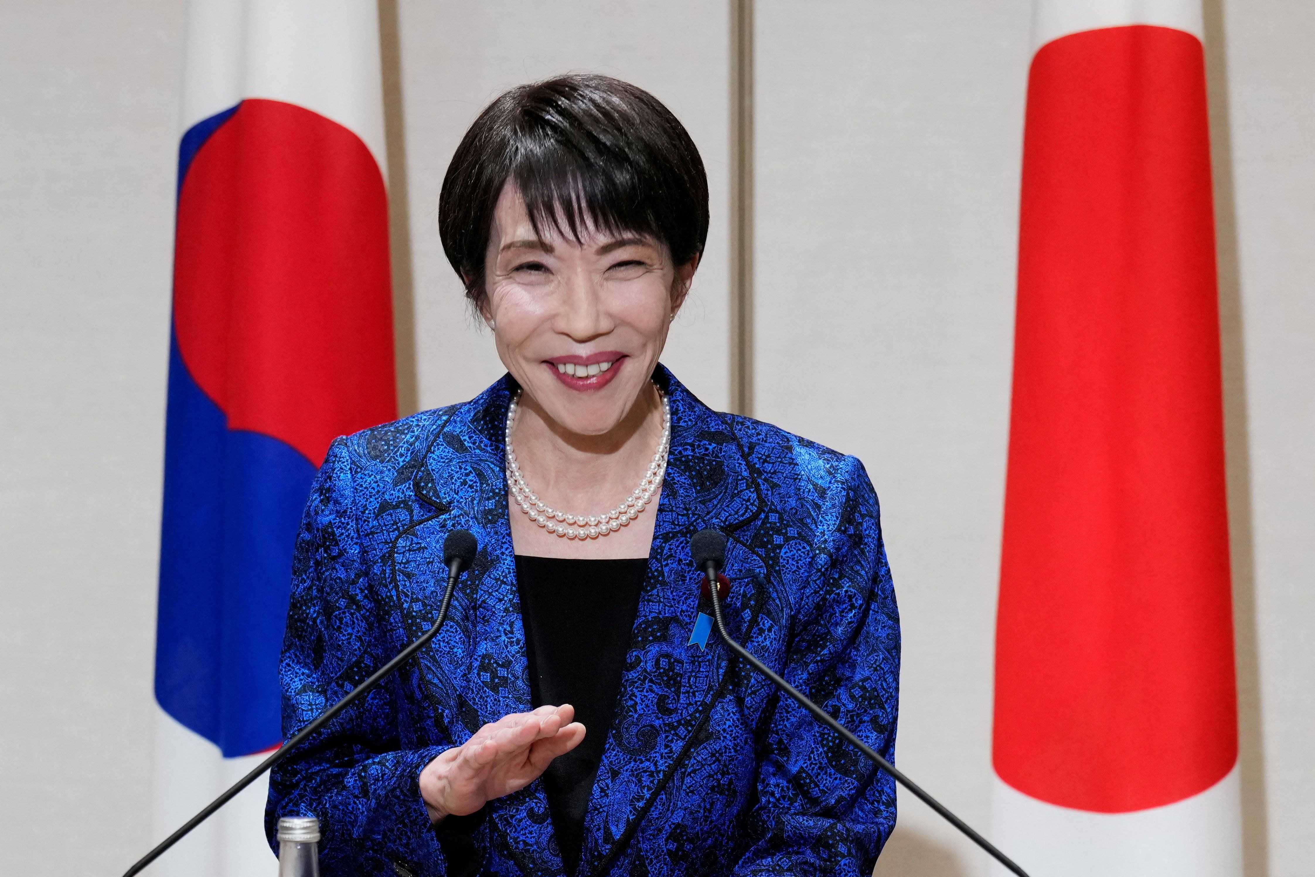 Japanese Prime Minister Sanae Takaichi