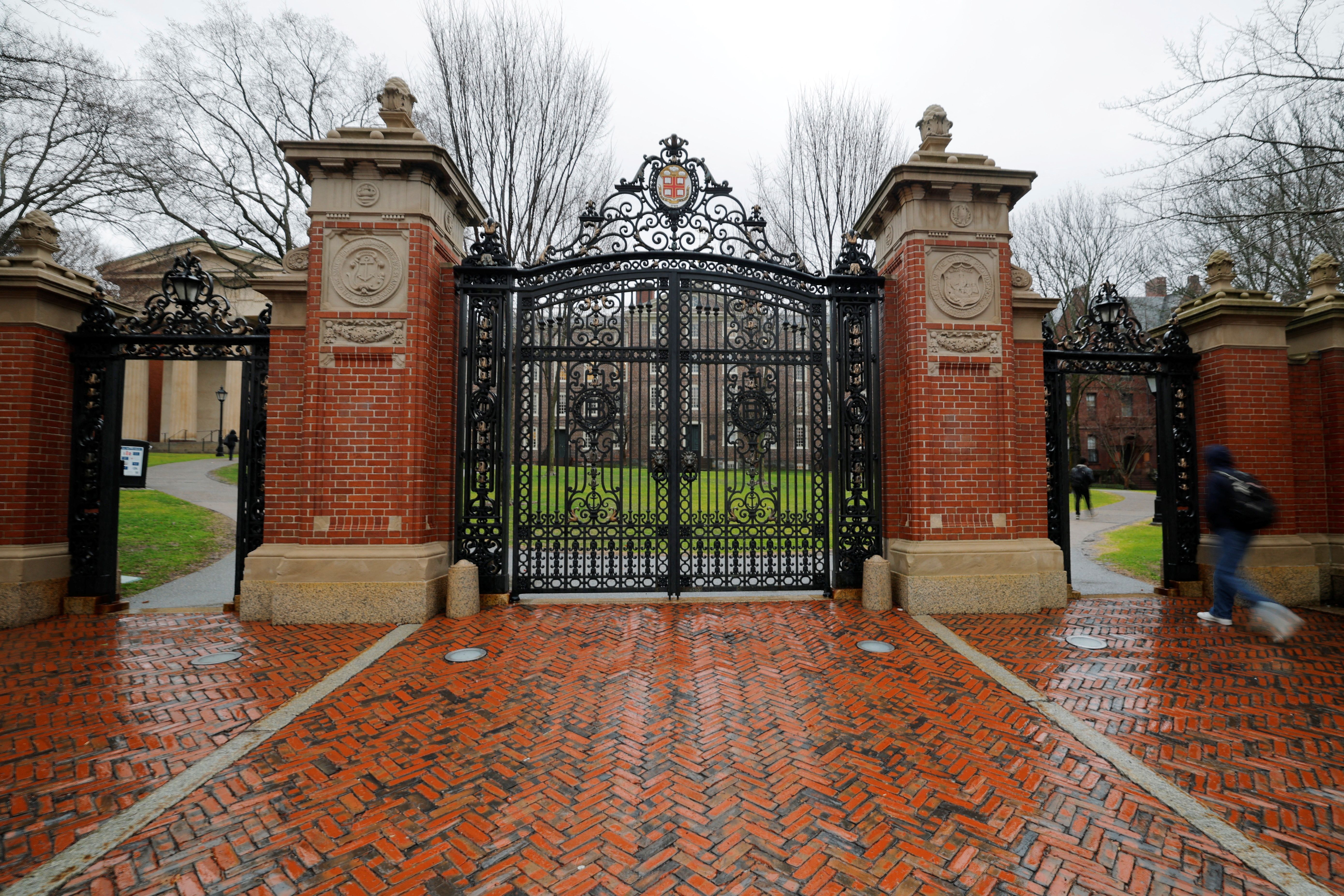 Brown University gates