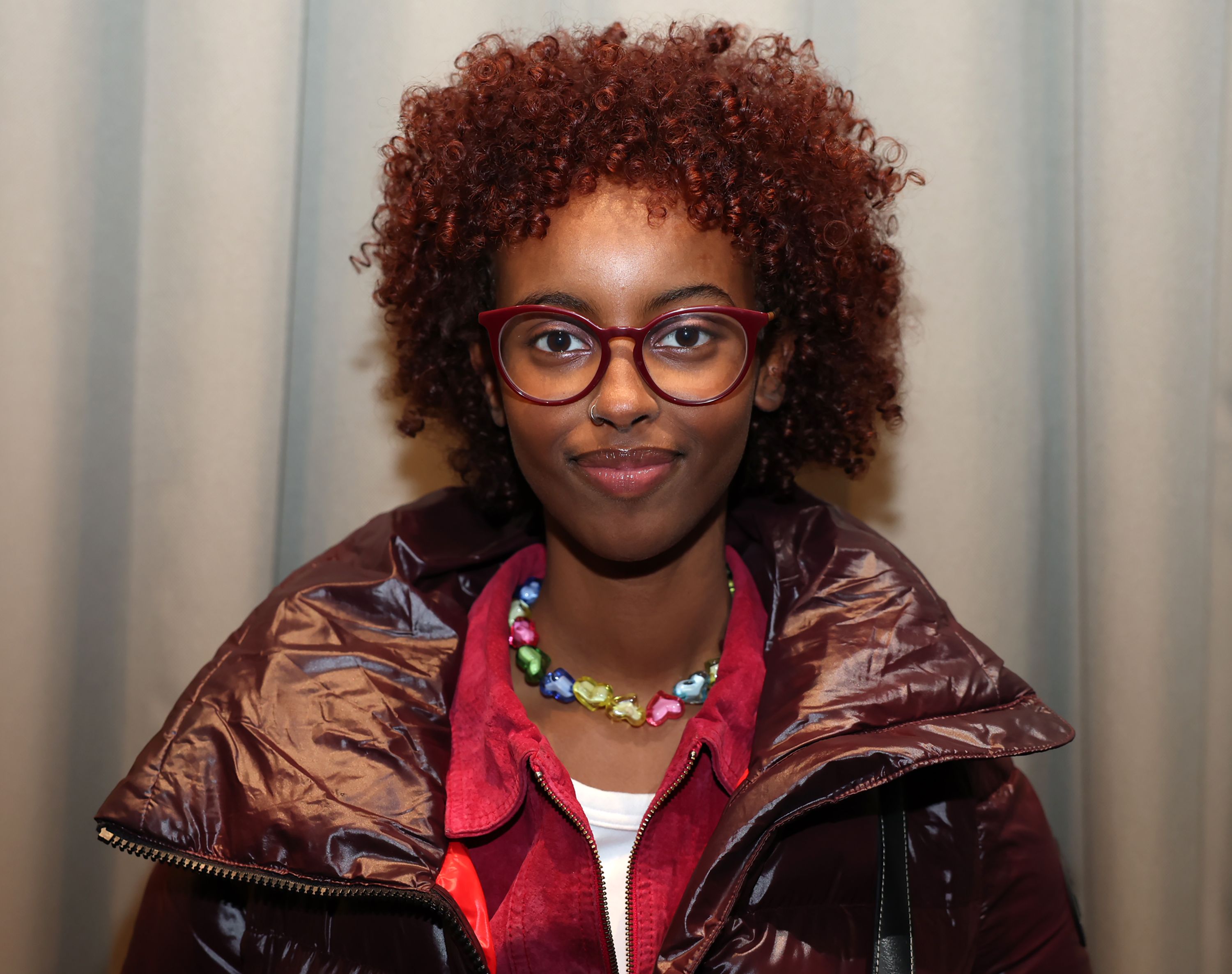  Isra Hirsi attends “Bob Marley: One Love” NYC screening presented by adidas Originals at Park Avenue Screening Room on Feb. 13, 2024, in New York City