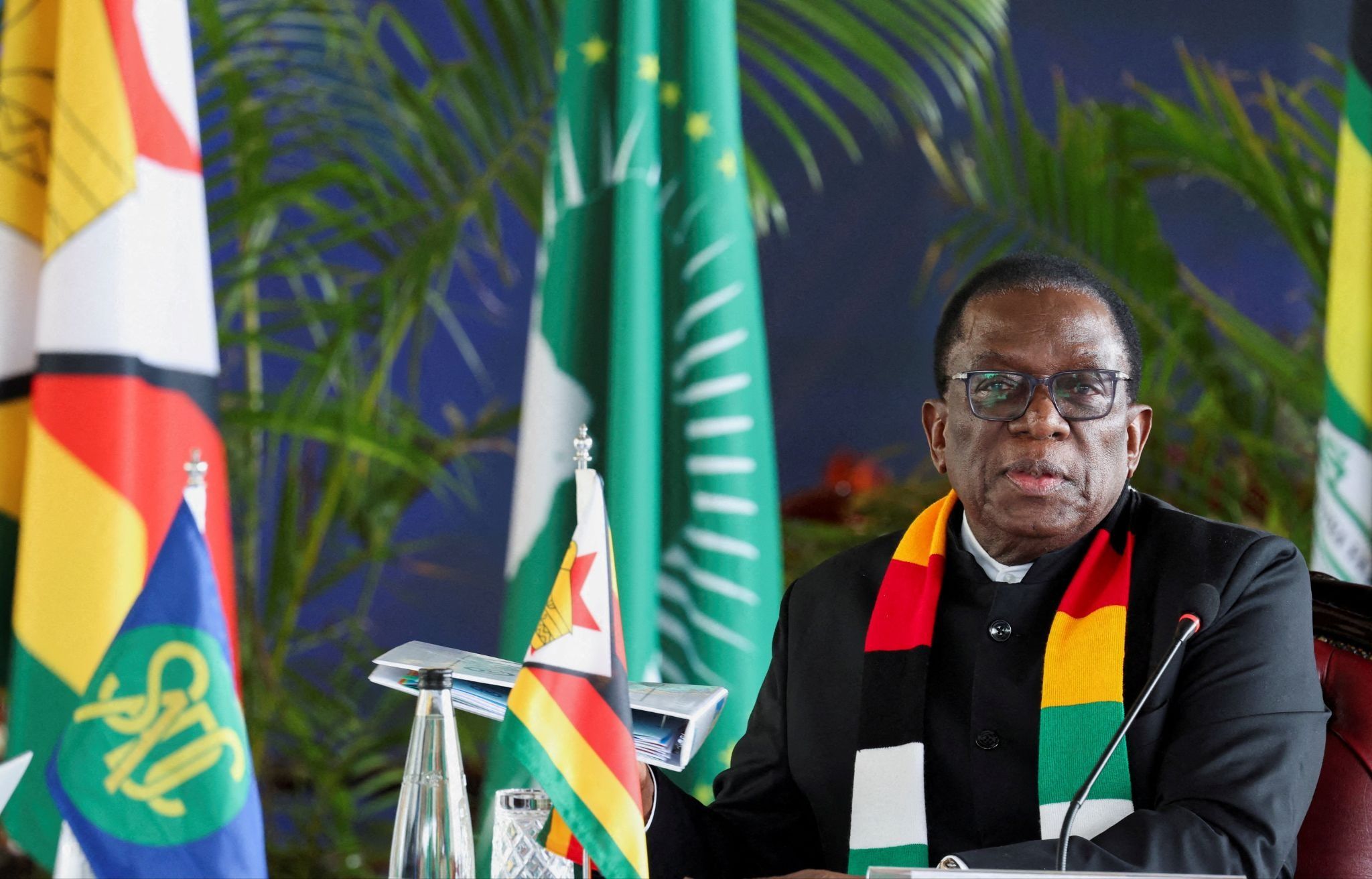 Zimbabwe’s President Emmerson Mnangagwa.