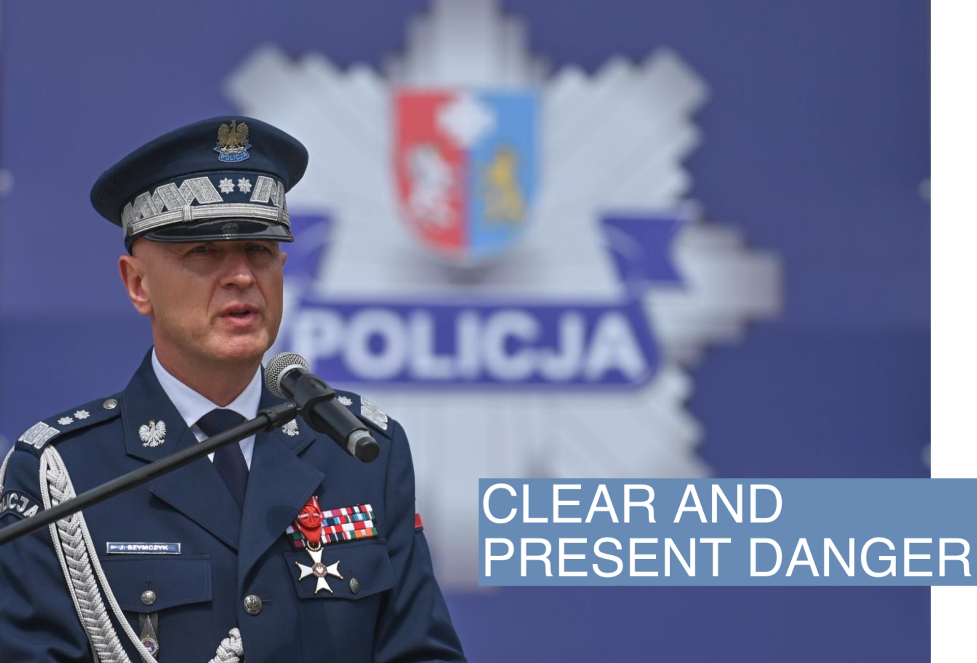 Police Commander in Chief, Inspector General of Polish Police, Jaroslaw Szymczyk, during the celebration of the Police Day in Podkarpackie Voivodeship (Subcarpathia Province) held in Rzeszow.