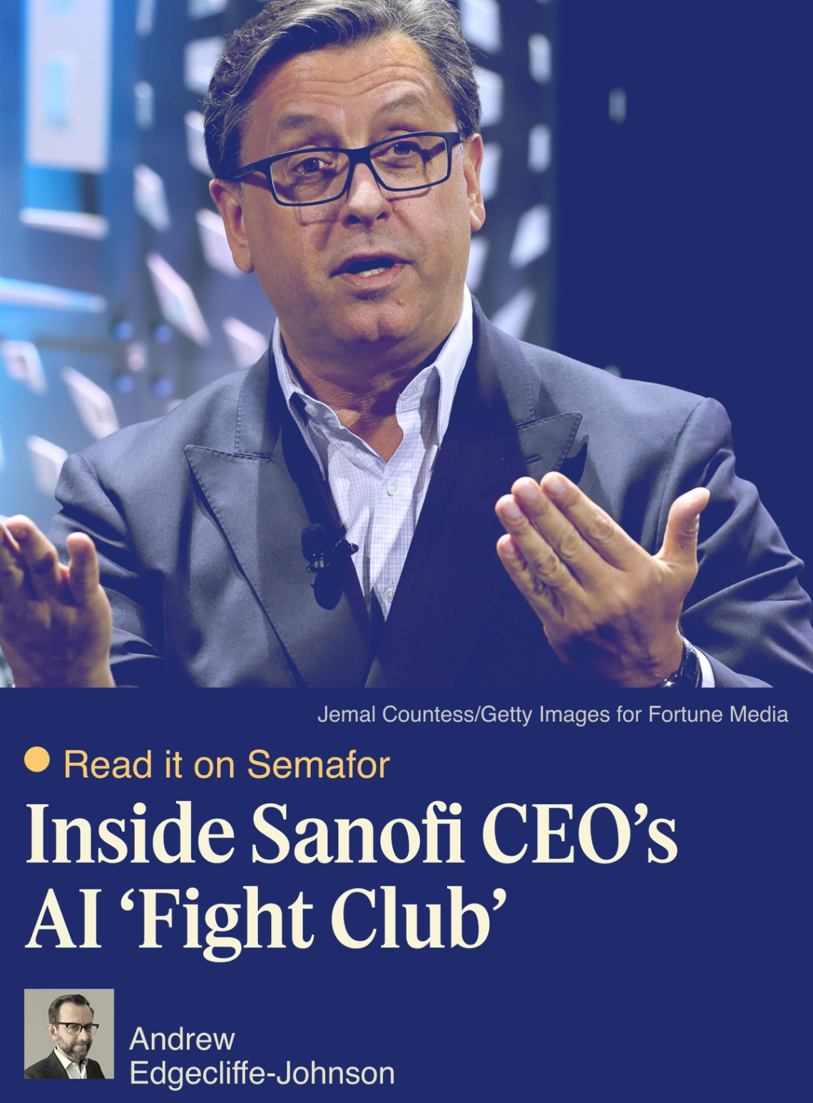 Inside Sanofi CEO’s AI ‘Fight Club’