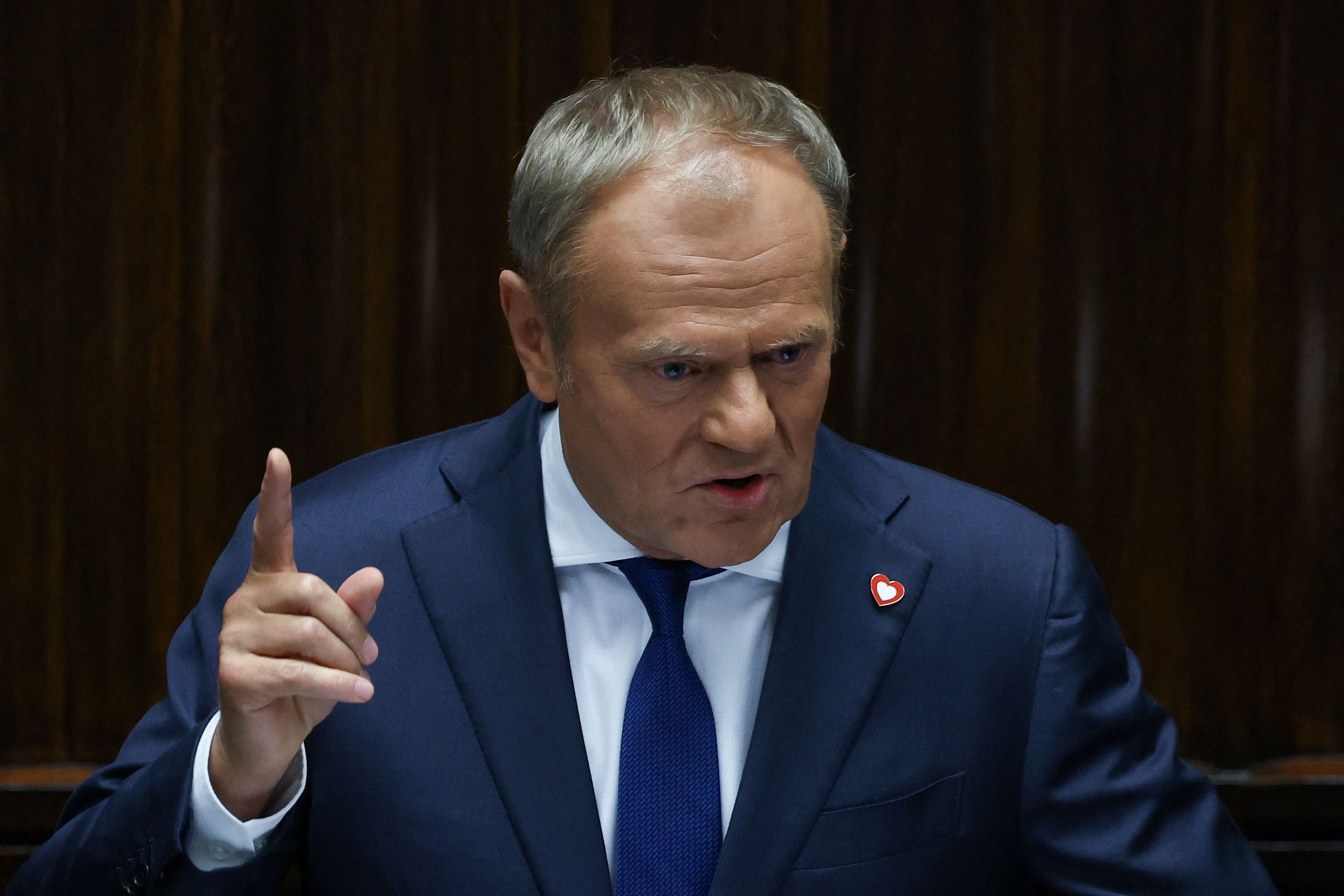 Polish Prime Minister Donald Tusk. 