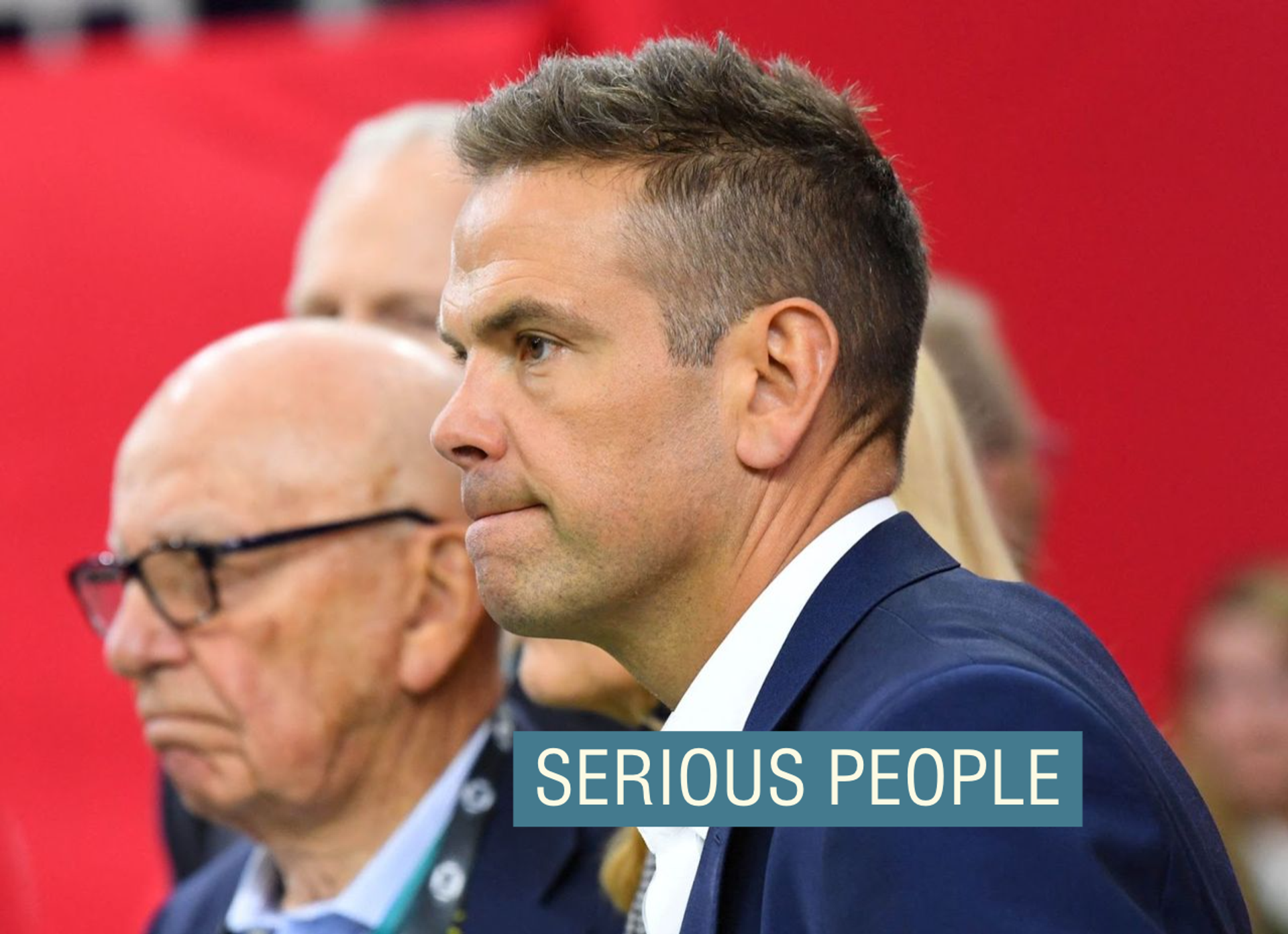 Lachlan and Rupert Murdoch. 