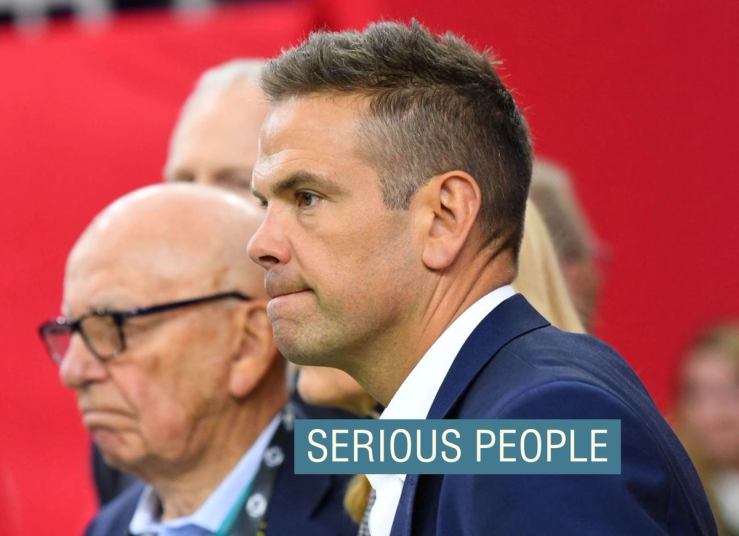 Lachlan and Rupert Murdoch.