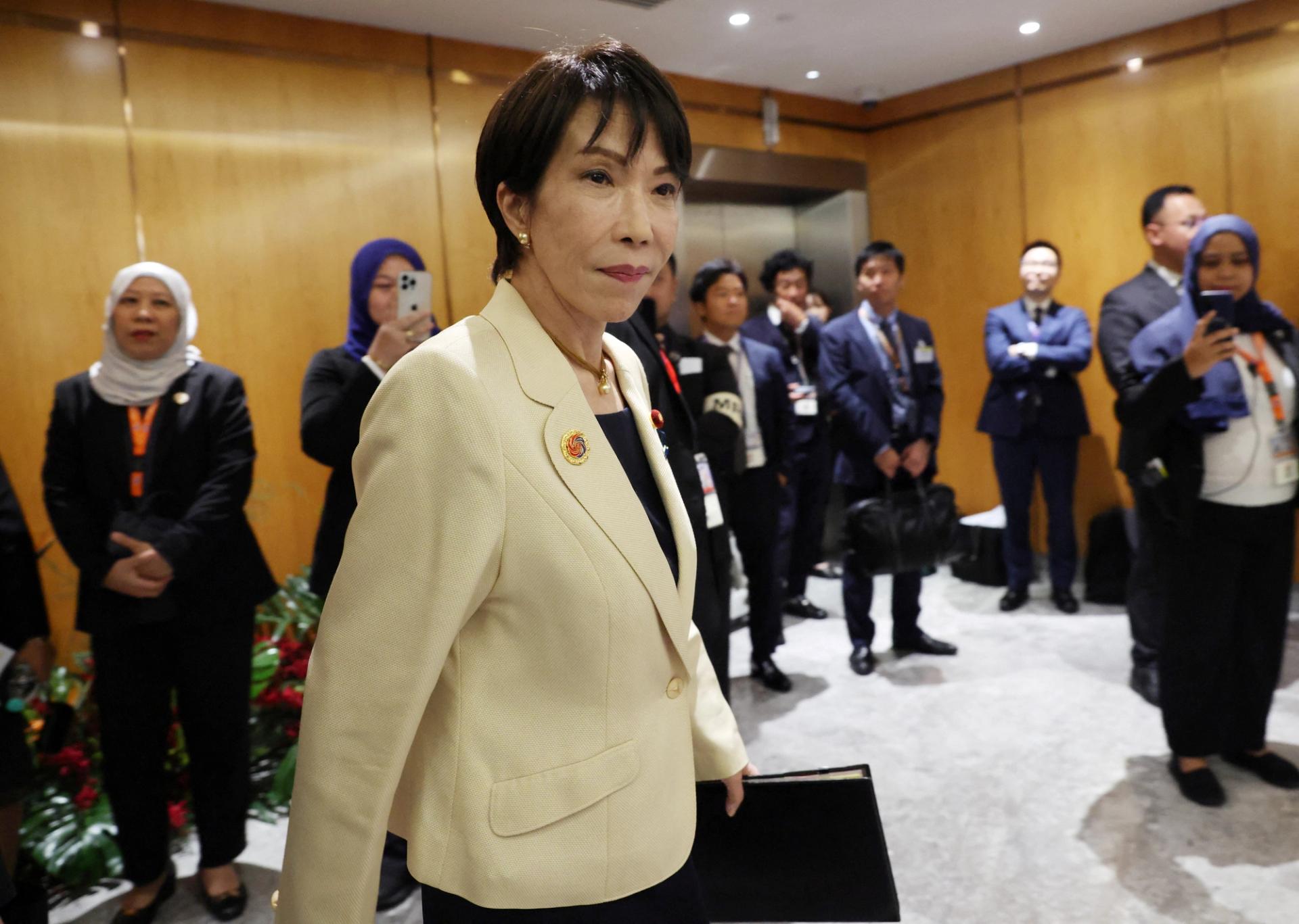Japan’s Prime Minister Sanae Takaichi.