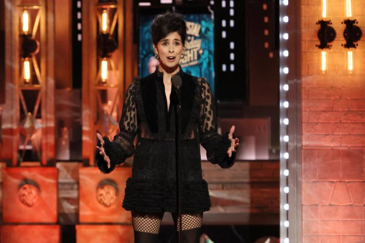 Sarah Silverman at the Tony Awards
